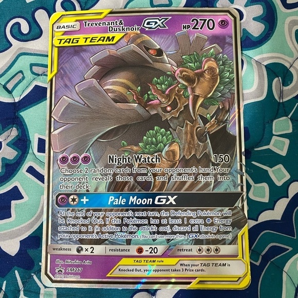 Pokemon Other - Pokémon large card Pale Moon GX night watch 150 OSB